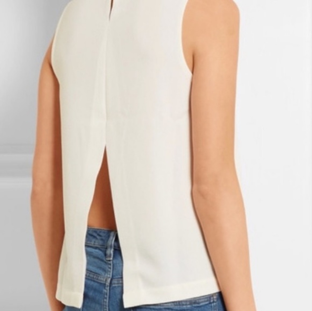Madewell Textured DayNight Split Back Top- XXS, Ivory